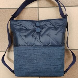 2.5 Borsa trasformabile TRAPUNTATO BLU