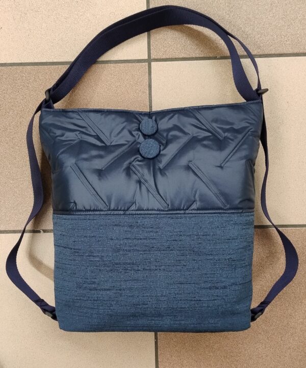 2.5 Borsa trasformabile TRAPUNTATO BLU
