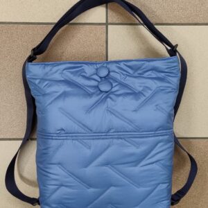 2.6 Borsa trasformabile TRAPUNTATO AZZURRO