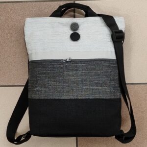 1.9 Zainetto grande GHIACCIO/GRIGIO e NERO