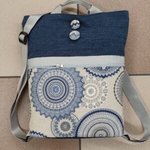 1.4 Zainetto grande MANDALA BLU