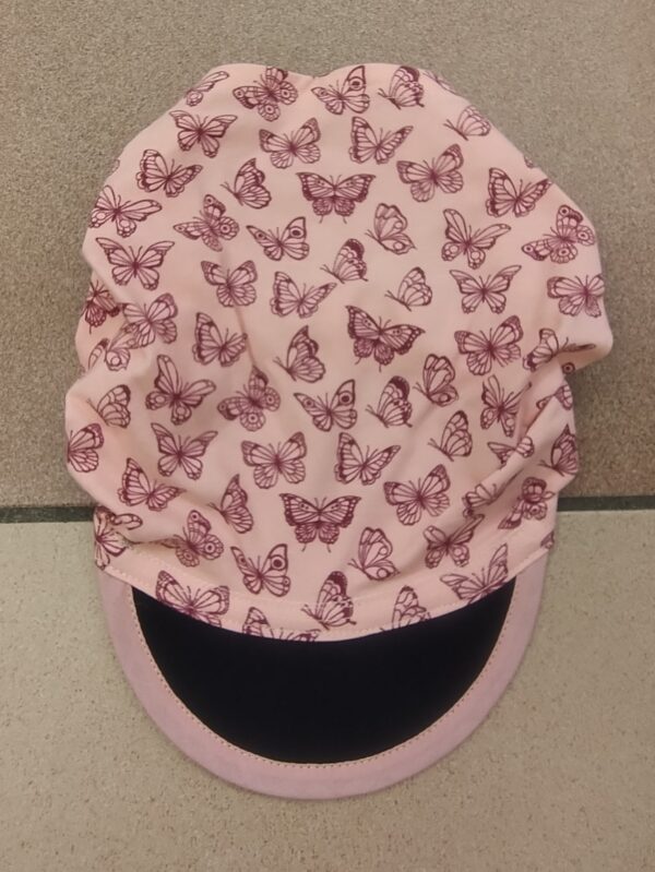 1.1 Fascia bambini con visiera FARFALLE ROSA