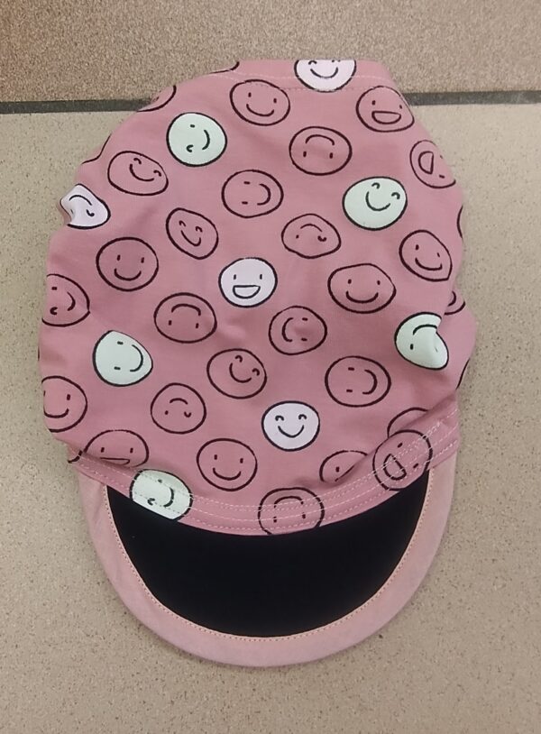 1.6 Fascia bambini con visiera SMILE ROSA